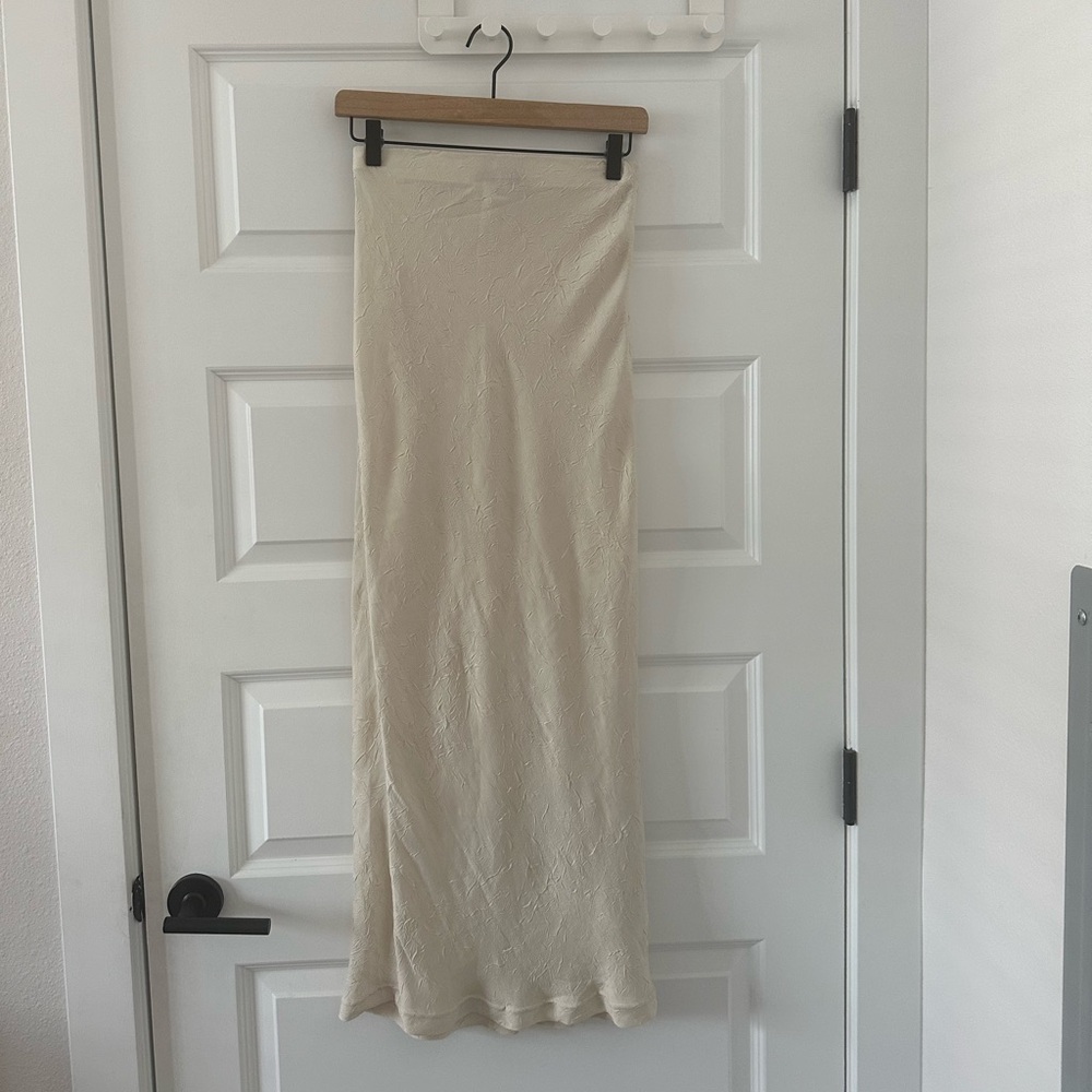 Urban Outfitters Cream Maxi Skirt